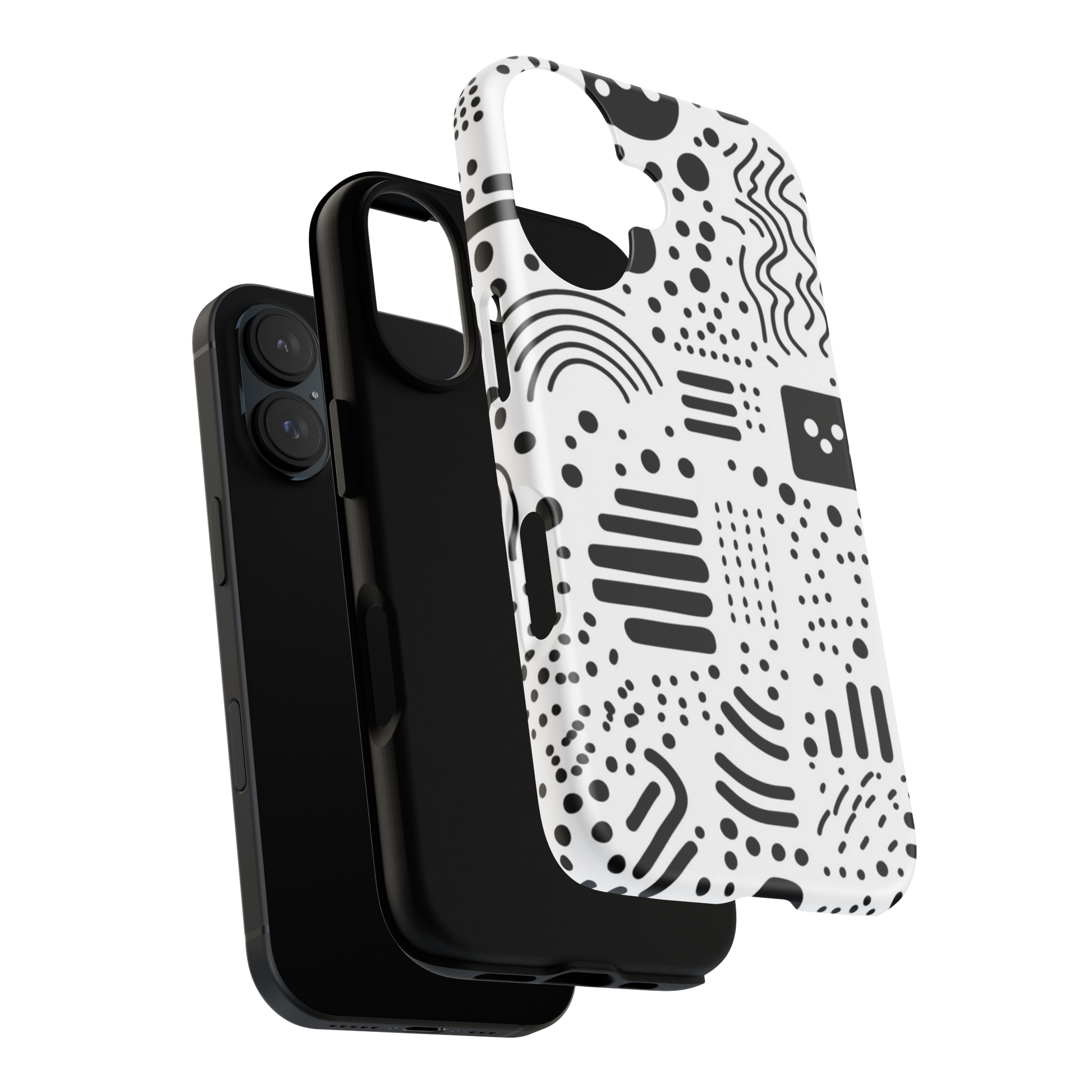 👨🎨 Artistic Black & White Ultra MagSafe® Tough Case for iPhone®