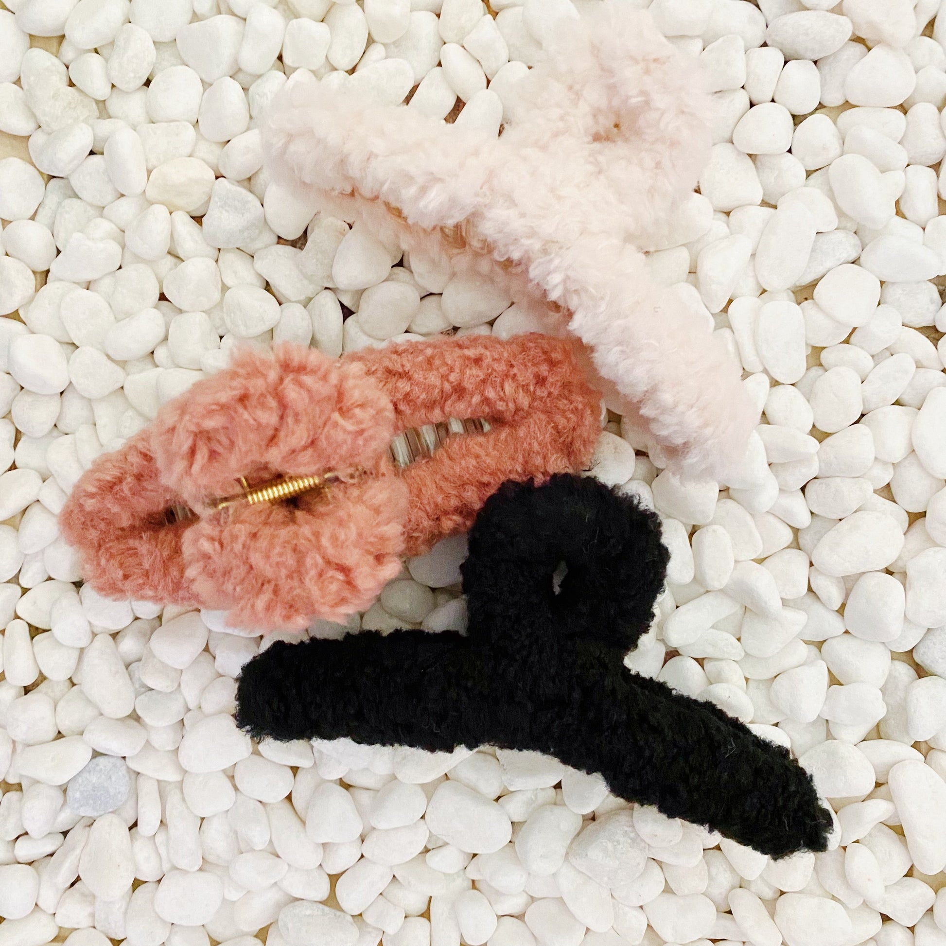 Teddy Love Hair Claw Set of 3