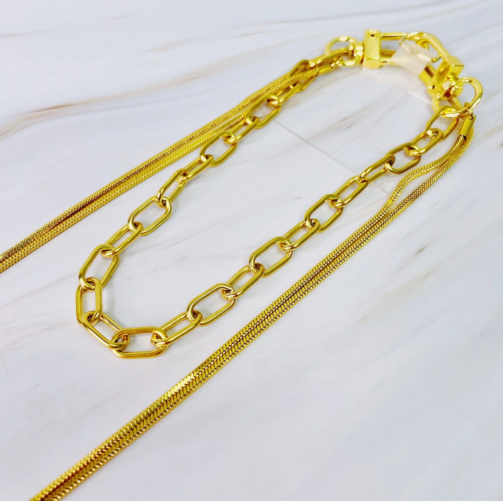 All in One Multi Chain Crossbody Phone Lanyard