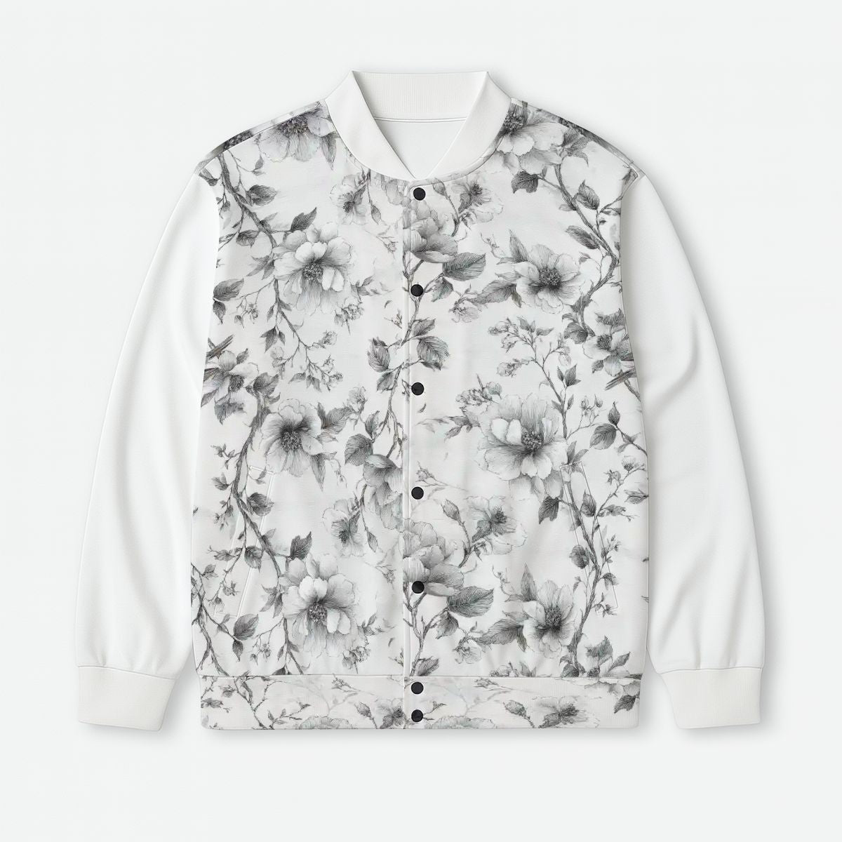 Button-up Baseball Jacket