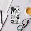 Artistic Black & White Phone Case | Ultra MagSafe® Tough Case for iPhone® at StateOfChic.Store | Flat Layout | ACT FAST, BUY NOW