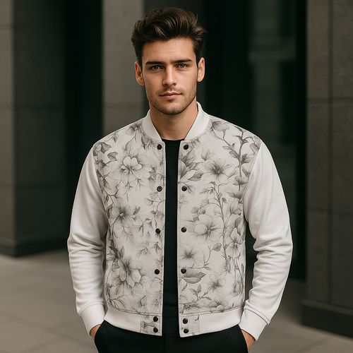 Button-up Baseball Jacket