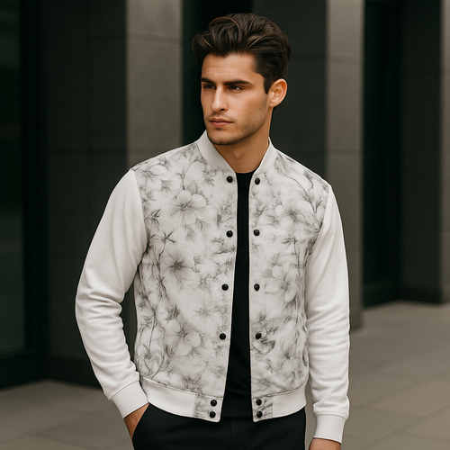 Button-up Baseball Jacket