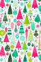 Cute Christmas Tree Pattern MagSafe® Tough Case for iPhone® 14, 15, 16 | Festive Holiday Cartoon Design