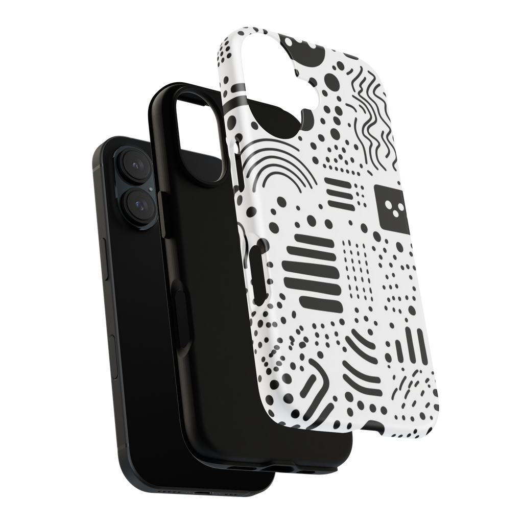👨‍🎨 Artistic Black & White Ultra MagSafe® Tough Case for iPhone®