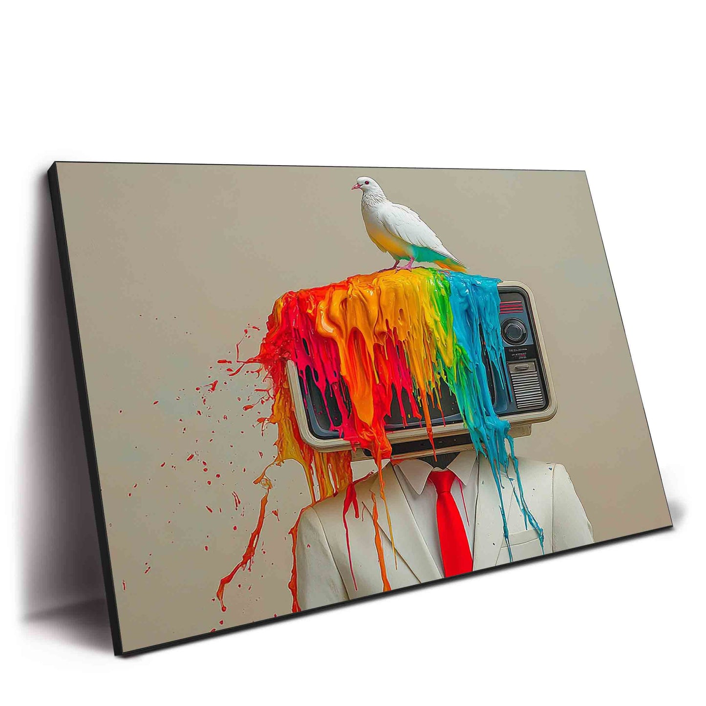Luxury TV-Head Art Print | For Visionary Décor StateOfChic.Store