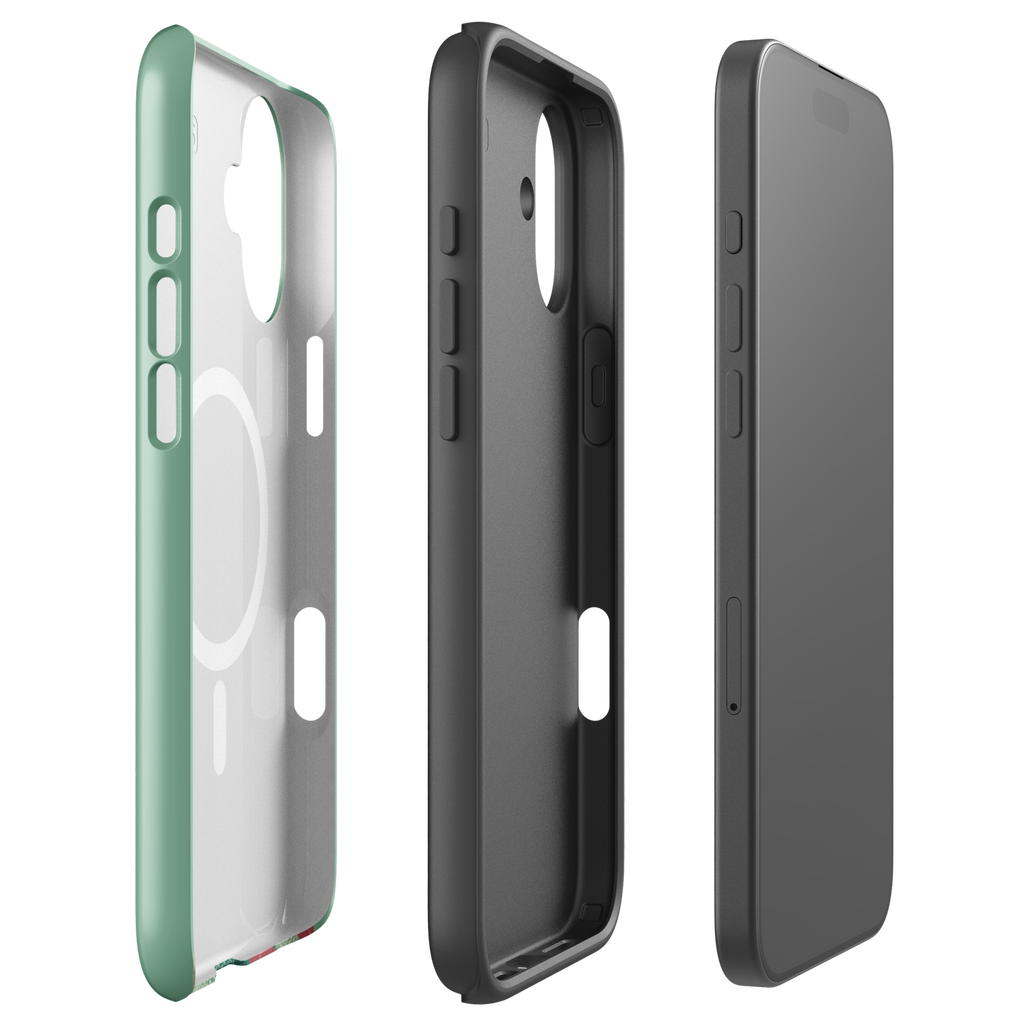 🧟‍♀️🌊 Pin-Up Lagoon Siren iPhone Case | Vintage 1950s Spooky Chic MagSafe® Tough Cover (14–17)