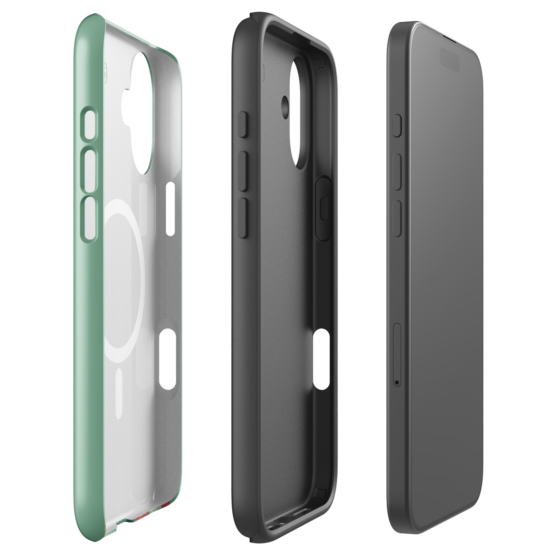 🧟‍♀️🌊 Pin-Up Lagoon Siren iPhone Case | Vintage 1950s Spooky Chic MagSafe® Tough Cover (14–17)