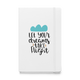 Hardcover bound notebook