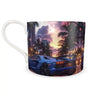 Kaleidoscope Lamborghini art print | two coffee cups and saucers set | Unique Gift only at StateofChic.Store | SHOP TODAY