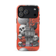 👻 Haunted House iPhone Case | MagSafe® Tough Cover with Creepy Tree, Cat & Pumpkins (14, 15, 16, 17)