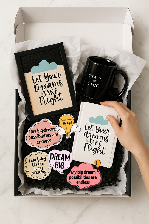 Premium 8x12 peel-and-stick motivational art print from Chic Prints Club Tier 1, archival matte finish.