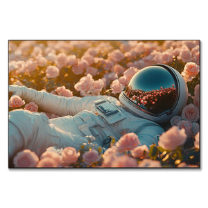 Front-facing image of ‘The Explorer’ canvas art in exclusive collector’s edition